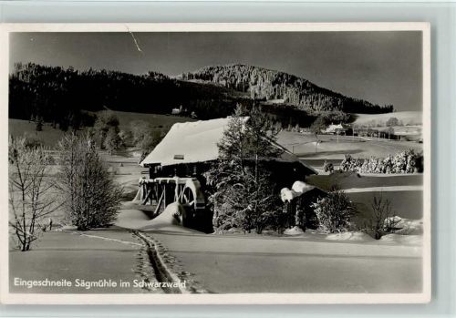 Eingeschneite Sägmühle - GMT Verlag 425 N 134 Foto Winterlandschaft