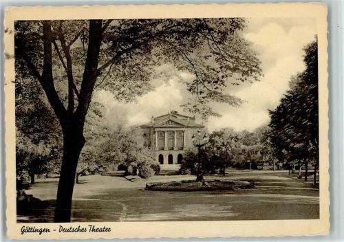 Göttingen Deutsches Theater 1954 AK