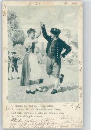 1900 Trachten und Liebesverse