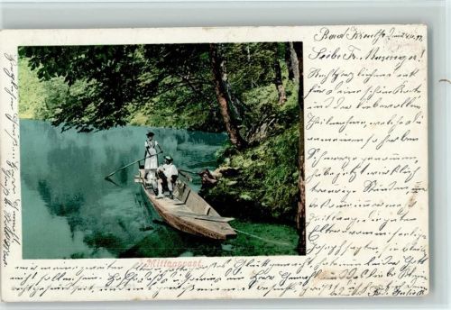 1899 Mittagsrast mit dem Ruderboot
