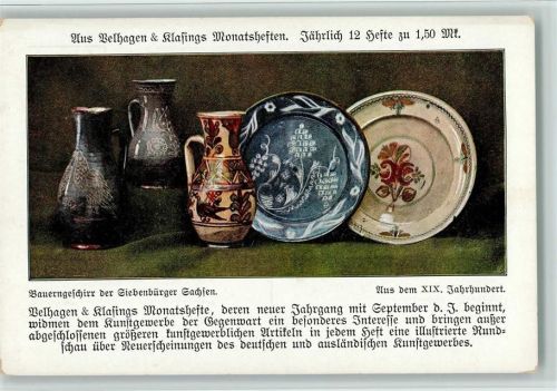 Bauerngeschirr der Siebenbürger Sachsen aus dem XIX Jahrhundert - Porzellan