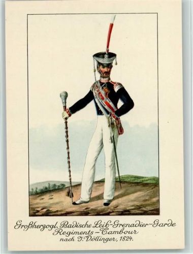 Deutsche Wehr am Oberrhein - Badische Leib Grenadier Garde Regiments Cambour