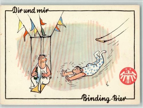 Dir und mir Binding Bier - Trapez Zirkus