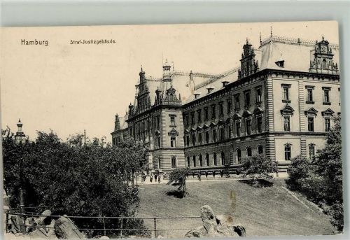 Hamburg Straf-Justizgebäude ca 1915 AK