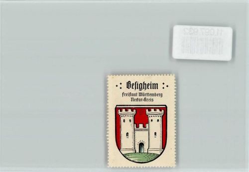 Besigheim Vignette Wappen Kaffee Hag ca 1920-1940