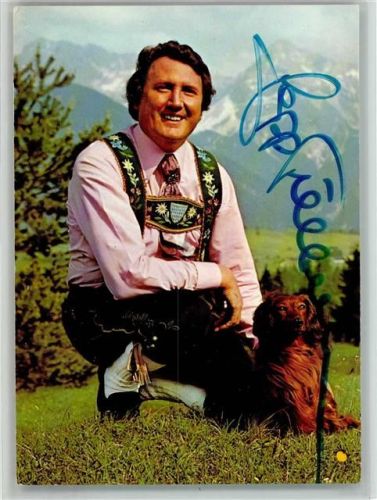 Sepp Viellechner Volksmusik Original Autogramm