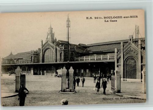 Boulogne-sur-Mer La Gare ca 1918 AK