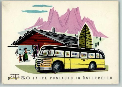 50 Jahre Postauto in Österreich AK Omnibus