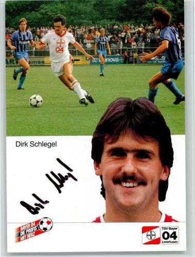 Original Autogramm, Dirk Schlegel, Bayer Leverkusen