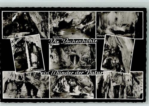 Tropfsteinhöhle, die Dechnhöhle versch. Abbildungen Foto AK