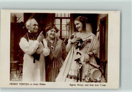 Henny Porten Agnes Arnau und ihre drei Freier Verlag Ross Filmverlag Ross