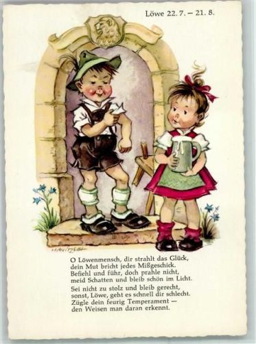 Hanitzschkarte Nr. 638 AK Löwe