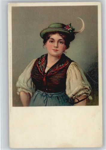 ca 1900 Litho AK sign Zierngibl