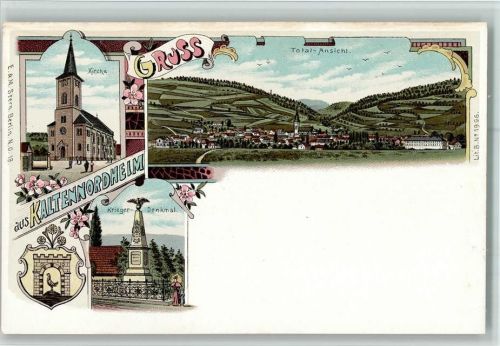 Kaltennordheim 1900 Gruss aus - Kriegerdenkmal - Verlag Moch & Stern , gute Erhaltung AK