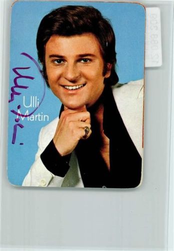 Ulli Martin Original Autogramm Schlagersänger
