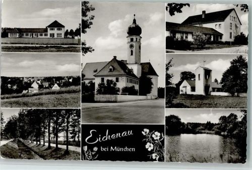 Eichenau Kirche Ortsansichten Mehrfachaufnahme