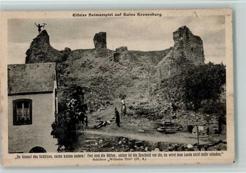 Dahlem Freilichtbühne , Eifeler Heimatspiel auf Ruine Kronenburg - Theater