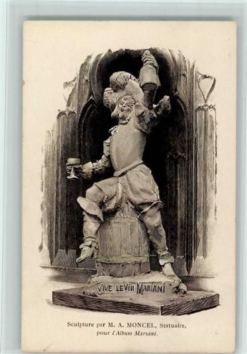 Collection Mariani Wein - Skulptur par Mongel - gute Erhaltung