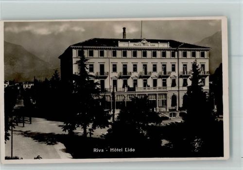 Riva' 1938 Hotel Lido AK