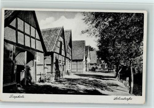 Diepholz 1942 Lohnstraße, gute Erhaltung AK