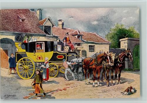 sign Schnorpfeil - 1840 Französische Eilpost