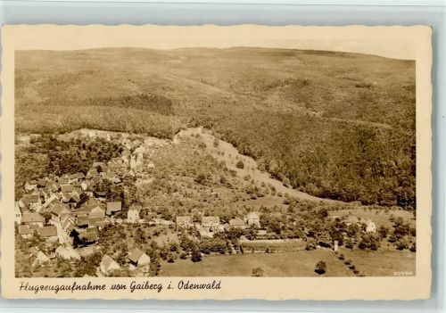 Gaiberg 1950 Luftbild - Badische-Pfälz. Flugbetrieb Nr. 8477 AK