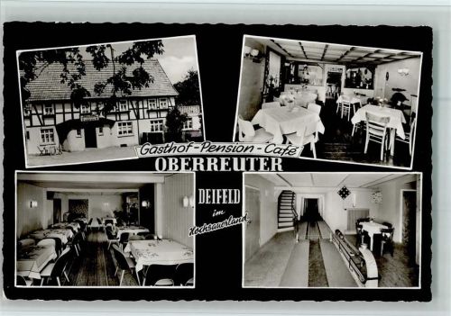 Deifeld Gasthof Pension Cafe Oberreuter Kegelbahn Hochsauerland Posthilfstellen Stempel