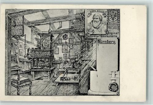 Hans Sachs - Schuhmacherwerkstatt