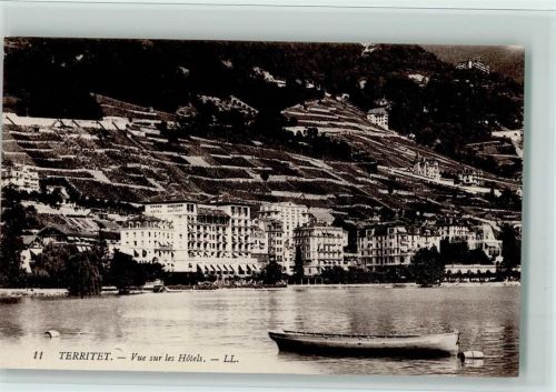 Territet Vue sur les Hôtels Ruderboot