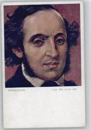 Künstler AK Serie 250-4 AK Mendelssohn Bartholdy, F.