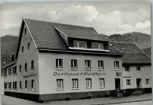 79297 W7809 Oberwinden , Elztal - Gasthaus Pension Zum Waldhorn Foto Hans Haiss