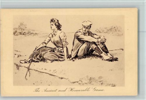 1909 Pictorial Comedy - Golf - The Ancient and Honourable Game , gute Erhaltung