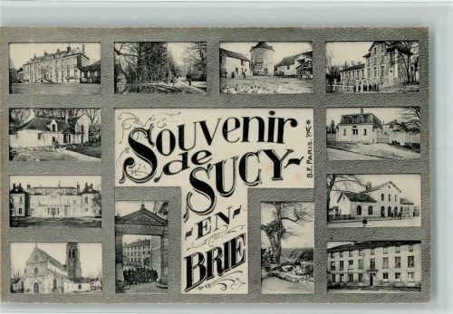 Sucy-en-Brie 1916 Versch. Miniaturbilder AK