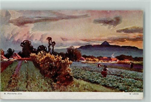 Erntehelfer auf dem Feld ca 1915 AK