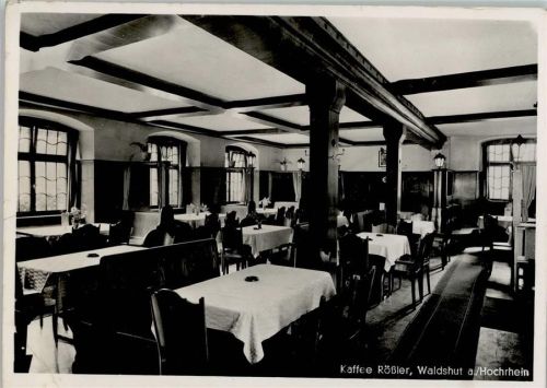 Waldshut Kaffee Rößler Innenaufnahme Gastraum