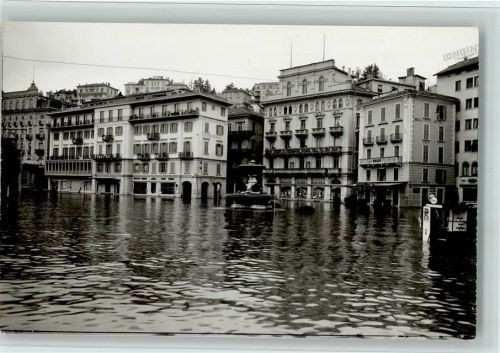 Lugano Hochwasser 1951 - Foto Schüpbach