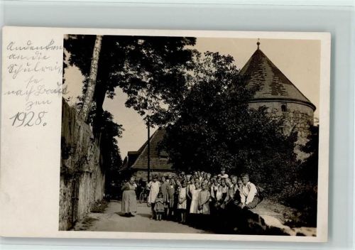 Bautzen Gruppenfoto Turm Ort durch handschriftl.