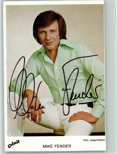 Mike Fender Original Autogramm