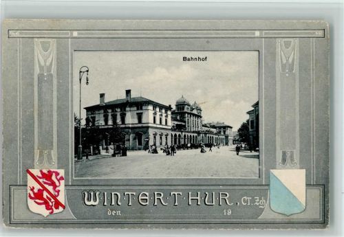 Winterthur 1910 Bahnhof