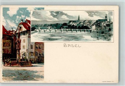 Basel 1898 Velten Verlag 38 AK