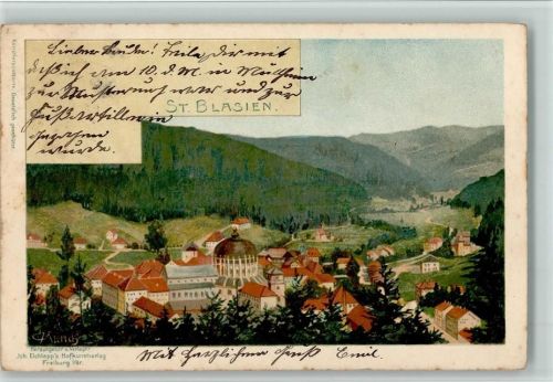 St. Blasien Elchlepp Verlag 1904 AK