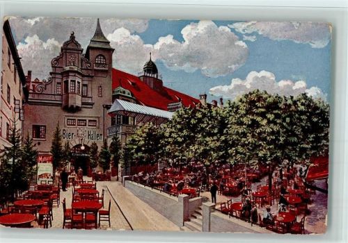 München 1913 Bierhallen - Mathäserbräu AK