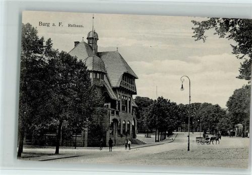 23769 W2449 Burg auf Fehmarn - Rathaus, ca 1912 - Verlag Dose 15662, gute Erhaltung AK