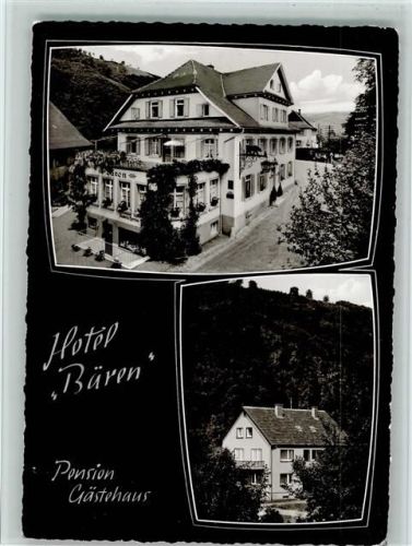 Oberharmersbach Hotel Bären , gute Erhaltung AK