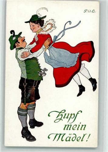 1919 Hupf mein Mädel AK