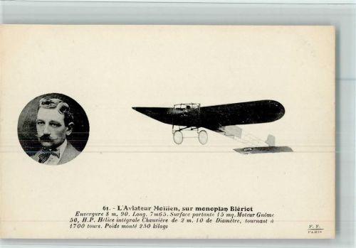 Nr. 61 Aviateur - Mollien und Flugzeug , gute Erhaltung