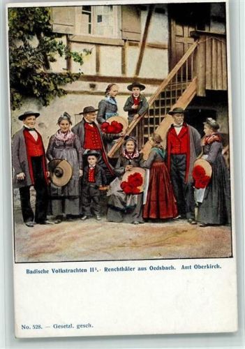Badische Volkstrachten II-5 - Verlag Ruf Nr. 528 - gute Erhaltung