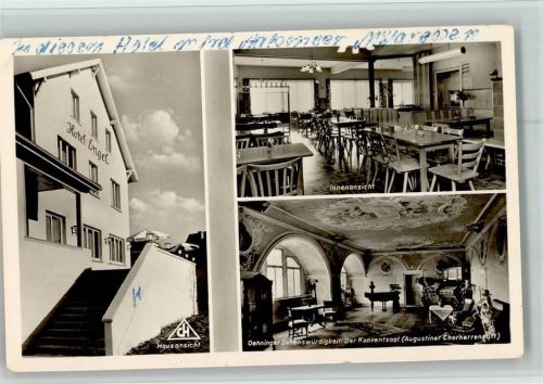 Öhningen Hotel Engel Konventsaal Innenansicht 3-Bild-Aufnahme