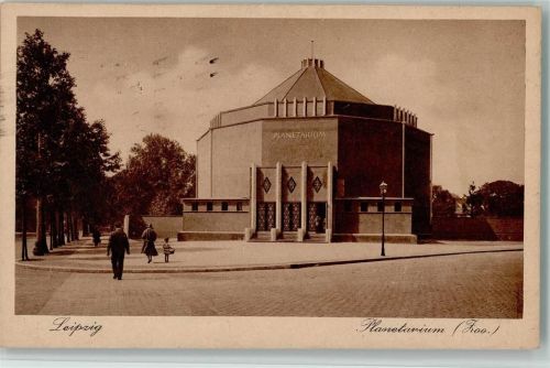 Leipzig 1929 Planetarium AK