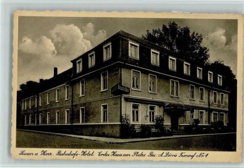 Seesen Bahnhofs-Hotel , gute Erhaltung AK